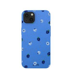iPhone 13 Pela Case – Electric Blue Blueberries